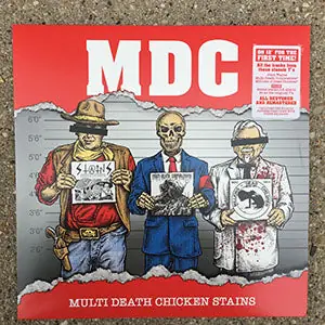Hot Deal MDC MULTI DEATH CHICKEN STAINS MILLENIUM EDITION - LP