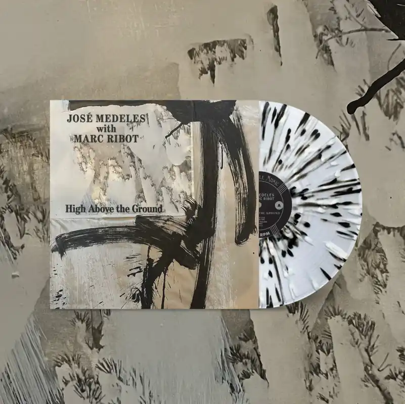 Big Sale MEDELES,JOSE & MARC RIBOT HIGH ABOVE THE GROUND (BLACK & WHITE SPLATTER) - LP