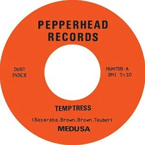 Exclusive Offer MEDUSA TEMPTRESS B/W STRANGULATION - 7"