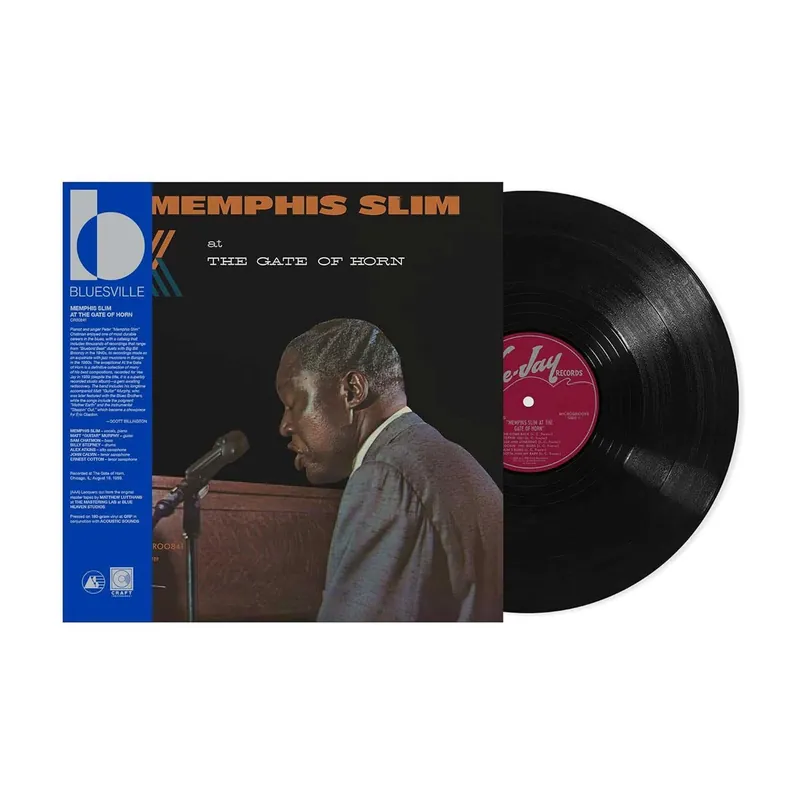 MEMPHIS SLIM AT THE GATE OF HORN (BLUESVILLE ACOUSTIC SOUNDS SERIES) - LP Budget