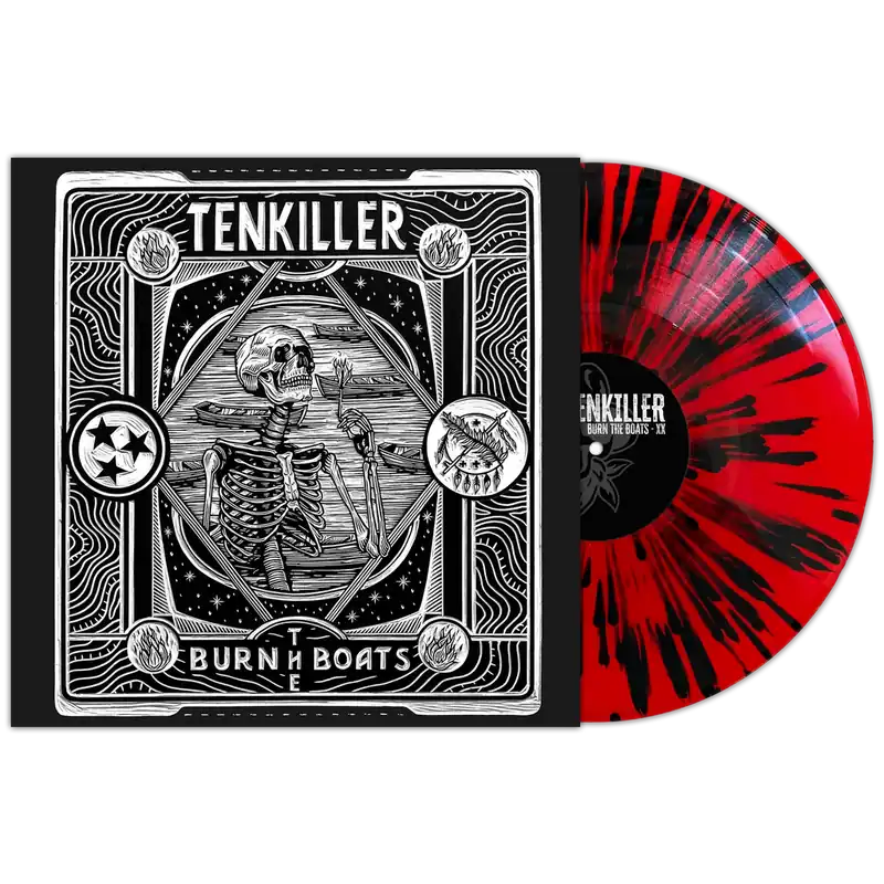 New Release Tenkiller - Burn The Boats [LP - Red w/ Black Splatter]