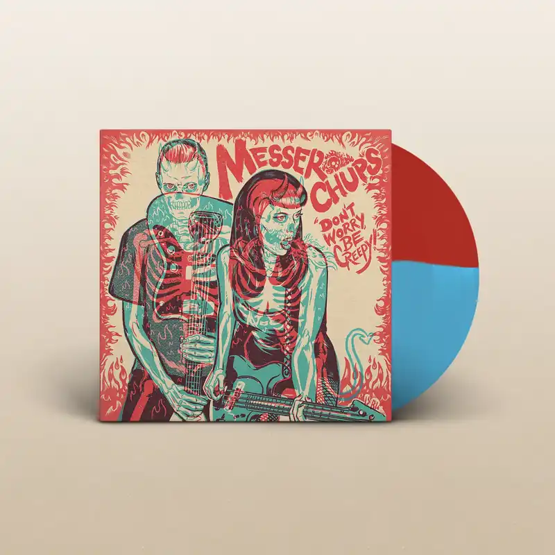 Mega Sale MESSER CHUPS DON'T WORRY BE CREEPY (COLORED VINYL) - 7"