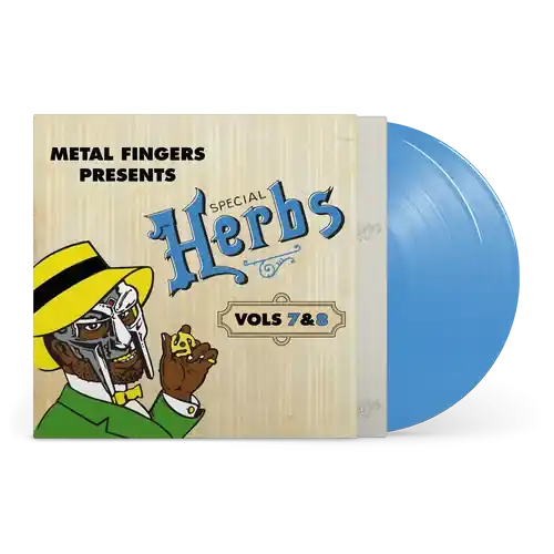Latest MF DOOM METAL FINGERS PRESENTS: SPECIAL HERBS VOL. 7 & 8 (SKY BLUE VINYL) - LP