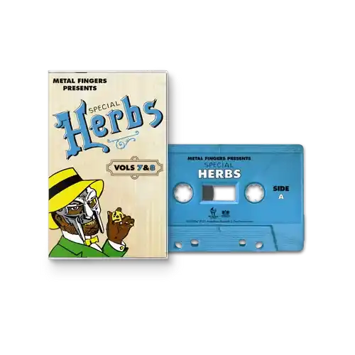 Hassle-Free Returns MF DOOM METAL FINGERS PRESENTS: SPECIAL HERBS VOL. 7 & 8 - TAPE