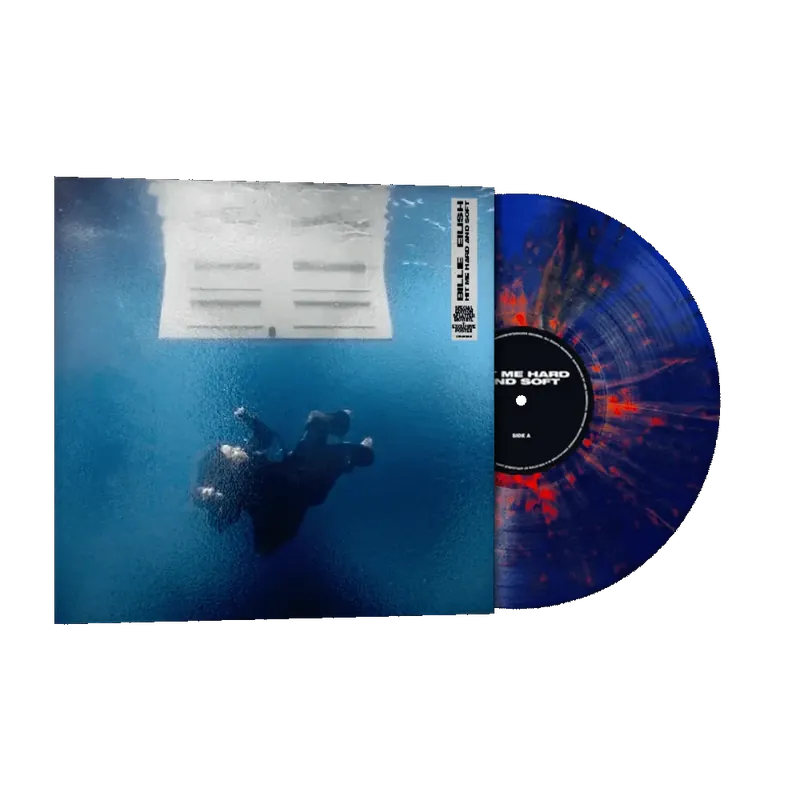 Special Offer Billie Eilish - HIT ME HARD AND SOFT (Anniversary Edition) [LP - Blue & Orange Splatter]