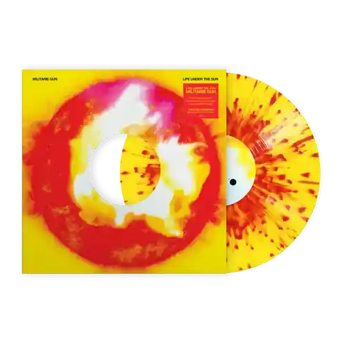 MILITARIE GUN LIFE UNDER THE SUN (YELLOW W/RED SPLATTER) - LP Luxury