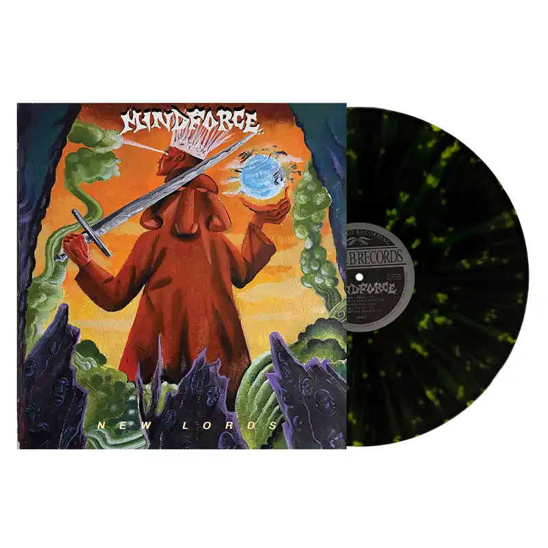 Limited Time MINDFORCE NEW LORDS(BLACK ICE WITH NEON YELLOW SPLATTER) - LP
