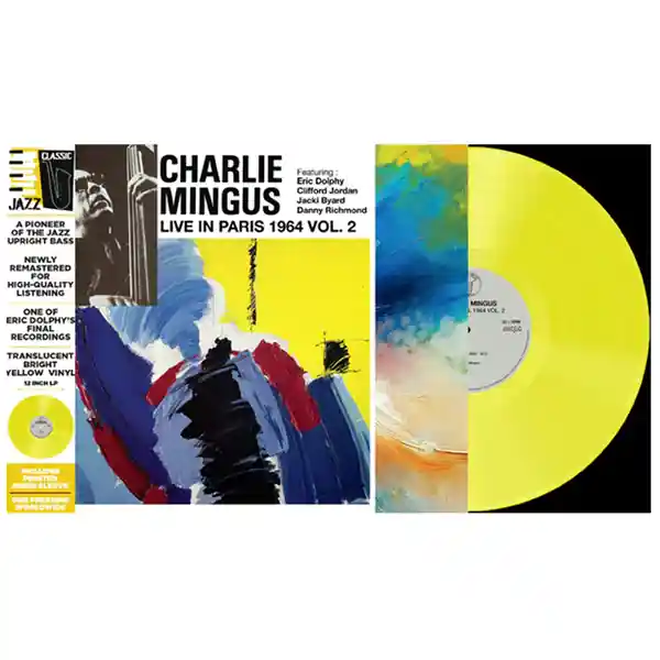 Wholesale MINGUS,CHARLIE LIVE IN PARIS 1964 VOL. 2 (TRANSLUCENT YELLOW) - LP