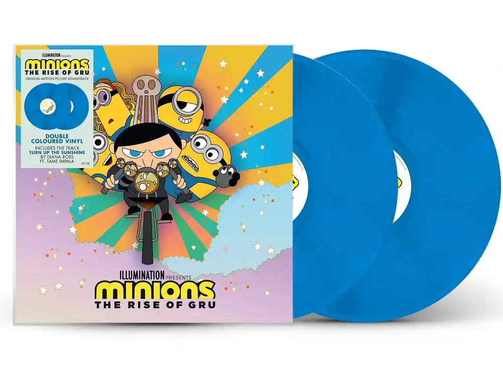 Last Chance MINIONS: THE RISE OF GRU OST (INDIE EXCLUSIVE GRU BLUE) - LP