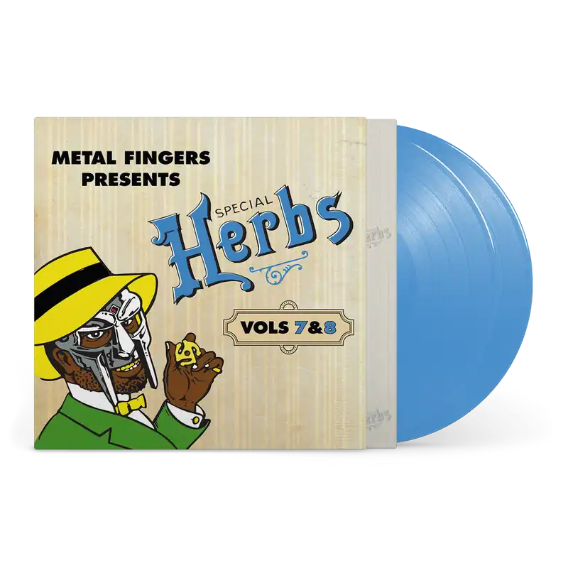 Bargain MF DOOM - Metal Fingers Presents: Special Herbs Vol. 7 & 8 [2xLP - Sky Blue]