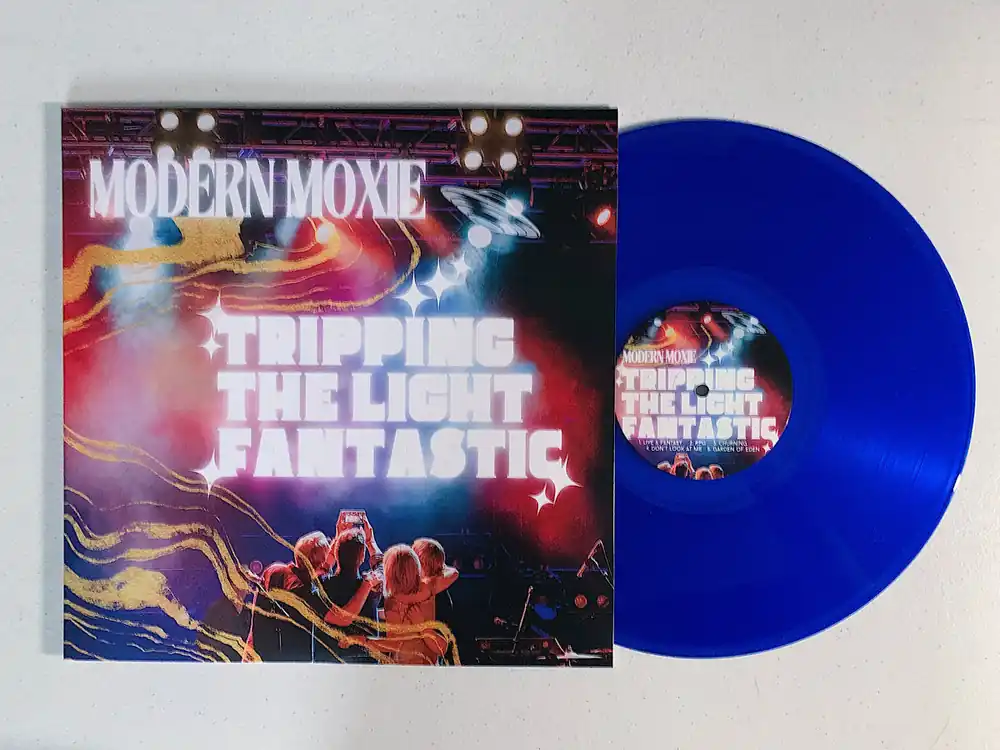 MODERN MOXIE TRIPPING THE LIGHT / GUTTER HONEY (TRANSLUCENT BLUE VINYL) - LP Price Drop