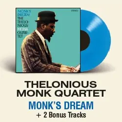 Holiday Sale MONK,THELONIOUS QUARTET MONK'S DREAM (BLUE VINYL)- LP