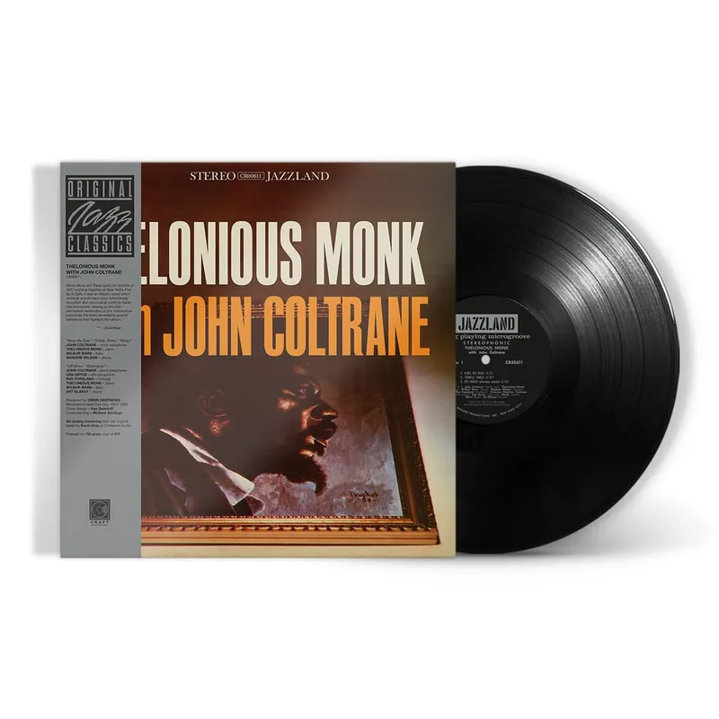 MONK,THELONIOUS THELONIOUS MONK WITH JOHN COLTRANE (ORIGINAL JAZZ CLASSICS SERIES 180 GRAM) - LP Final Sale