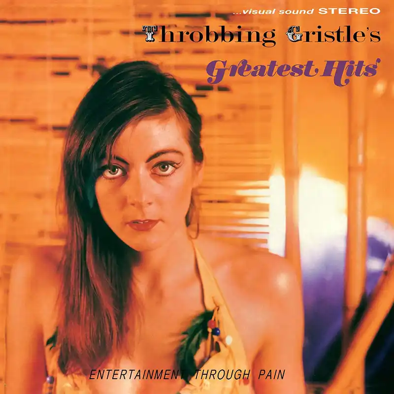 Big Sale Throbbing Gristle's Greatest Hits Limited Transparent Orange Vinyl LP
