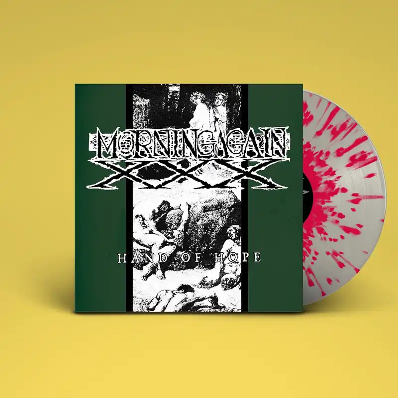 Final Sale MORNING AGAIN HAND OF HOPE (CLEAR W/ RED SPLATTER) - LP