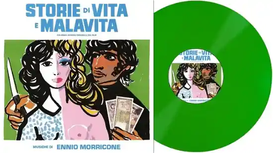 MORRICONE,ENNIO STORIE DI VITA E MALAVITA (COLONNA SONORA ORIGINALE DEL FILM)(GREEN VINYL) (RSD24) - LP Certified