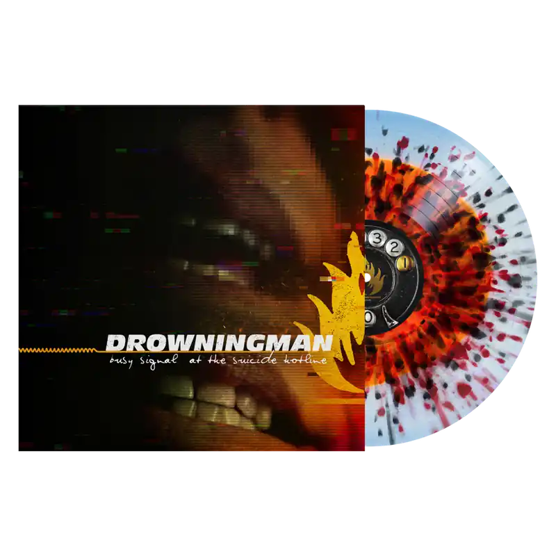 Limited Edition Drowningman - Busy Signal At The Suicide Hotline [LP - Blood Burst/Splatter]
