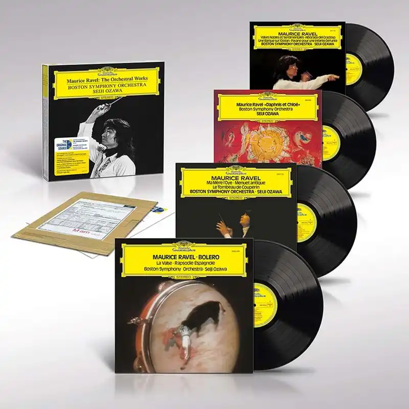 Seiji Ozawa & BSO Ravel - The Orchestral Works (The Original Source Series) [4xLP - Box Set] Limited Time