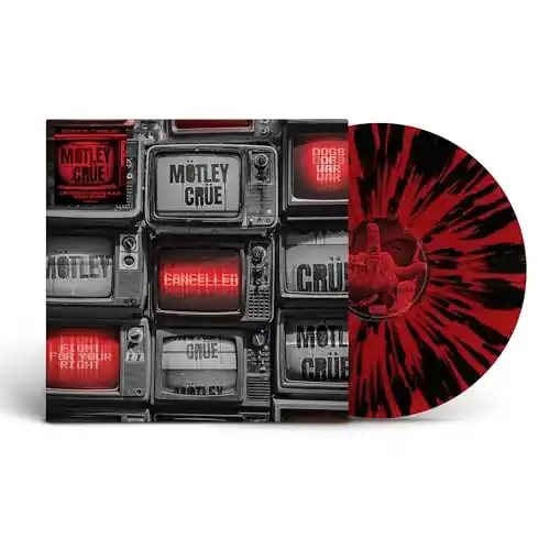 New Release MOTLEY CRUE CANCELLED (RED/BLACK SPLATTER) - LP