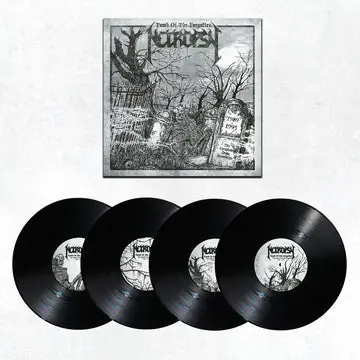 Free Delivery NECROPSY TOMB OF THE FORGOTTEN (COMPLETE DEMO RECORDINGS 1989-93 4LP BOX) - LP