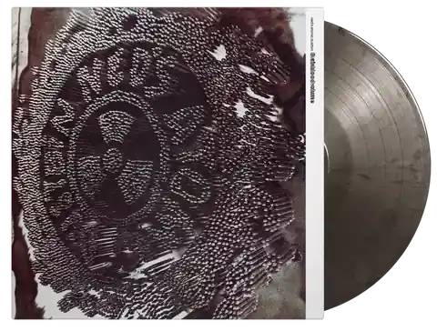Direct From Factory NED'S ATOMIC DUSTBIN BRAINBLOODVOLUME (SILVER/BLACK MARBLE 180 GRAM) - LP