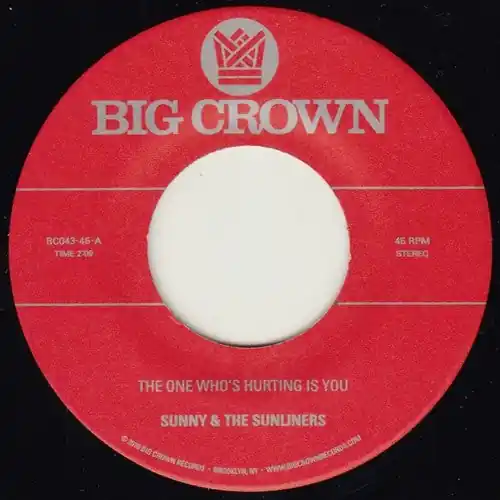 Top Pick Sunny & Sunliners - The One Who's Hurting You Is / Should I Take You H– Josey Records