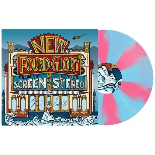 Budget NEW FOUND GLORY FROM THE SCREEN TO YOUR STEREO V.1 (PINK AND BLUE PINWHEEL) - LP