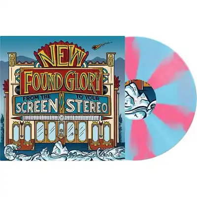 NEW FOUND GLORY FROM THE SCREEN TO YOUR STEREO V.2 (BLUE IN CLEAR) - LP Fast Shipping