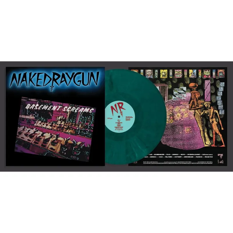 NAKED RAYGUN BASEMENT SCREAMS (DARK TEAL) - LP Clearance