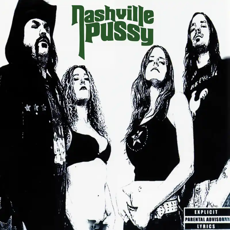 Time-Limited NASHVILLE PUSSY SAY SOMETHING NASTY (GREEN/WHITE MARBLE) (RSD BLACK FRIDAY 2022) - LP