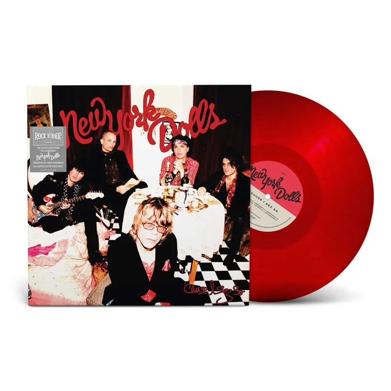 Direct From Factory NEW YORK DOLLS CUZ I SEZ SO (RED VINYL ROCKTOBER 2025 BRICK & MORTAR EXCLUSIVE) - LP