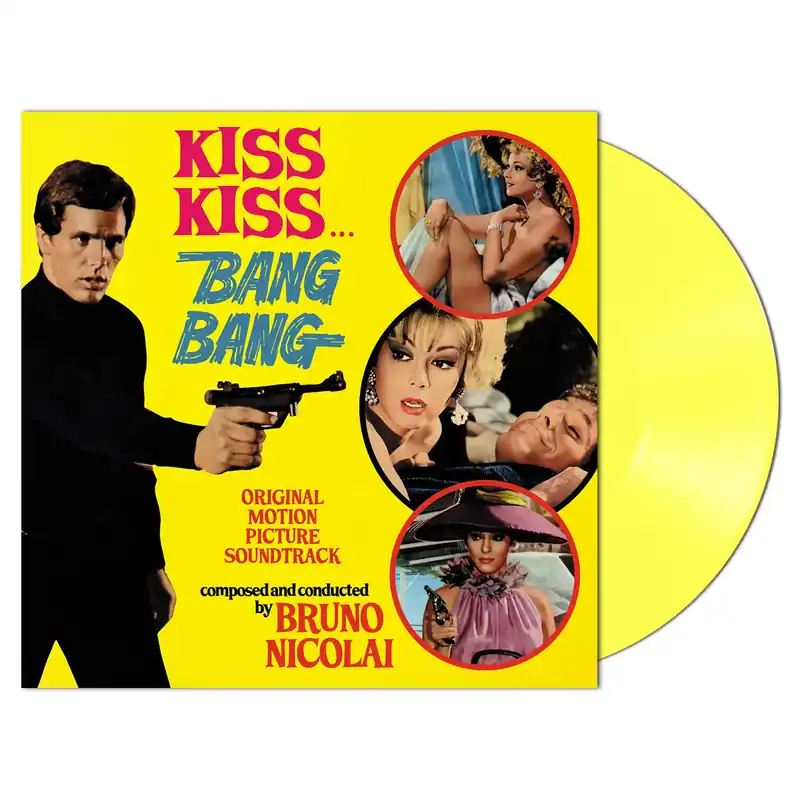 Special Discount NICOLAI,BRUNO KISS KISS BANG BANG O.S.T (CLEAR YELLOW VINYL) (RSD25) - LP