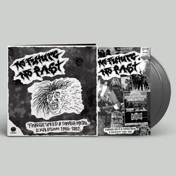 Original NO FUTURE NO PAST -VARIOUS FINNISH SPEED & THRASH METAL EXPLOSION 1986-92 (GREY VINYL) - LP
