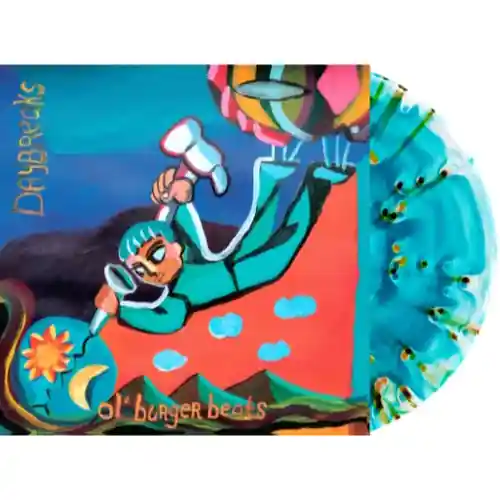 New Release OL BURGER BEATS DAYBREAKS (GHOSTLY SEA BLUE W/ORANGE SPLATTER RSD ESSENTIAL) - LP