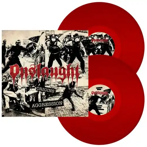 One Day Deal ONSLAUGHT ORIGINS OF AGGRESSION (THERMONUCLEAR RED) - LP
