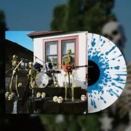 OSO OSO LIFE TILL BONES (WHITE W/BLUE SPLATTER) - LP Original