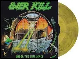 OVERKILL UNDER THE INFLUENCE (YELLOW MARBLE) - LP Warranty Included