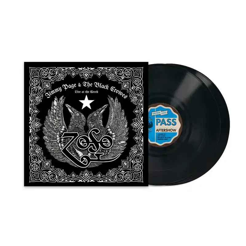 PAGE,JIMMY / THE BLACK CROWES LIVE AT THE GREEK (BLACK VINYL 2LP) - LP Low Price