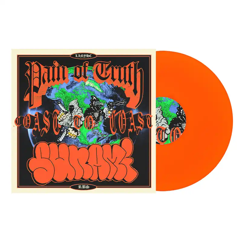 PAIN OF TRUTH / SUNAMI COAST TO COAST (NEON ORANGE) - LP Wholesale