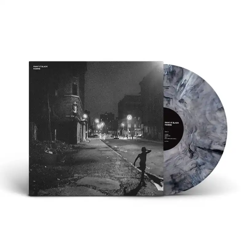 Buy Online PAINT IT BLACK FAMINE (CLEAR W/ BLACK & WHITE SWIRL) - LP
