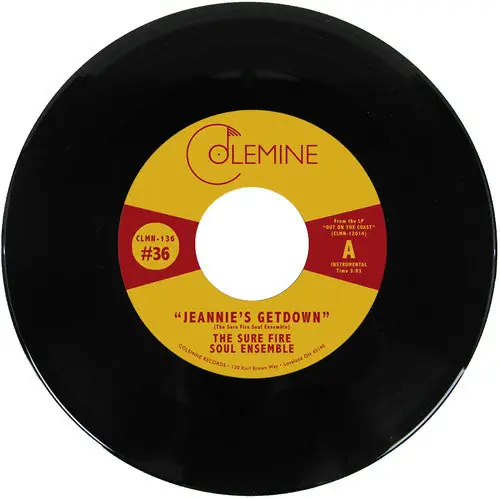 Sure Fire Soul Ensemble - Jeannie's Getdown / A Message From The Meter– Josey Records Certified