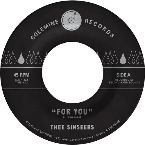 Thee Sinseers - For You [7" - Blue] Last Chance
