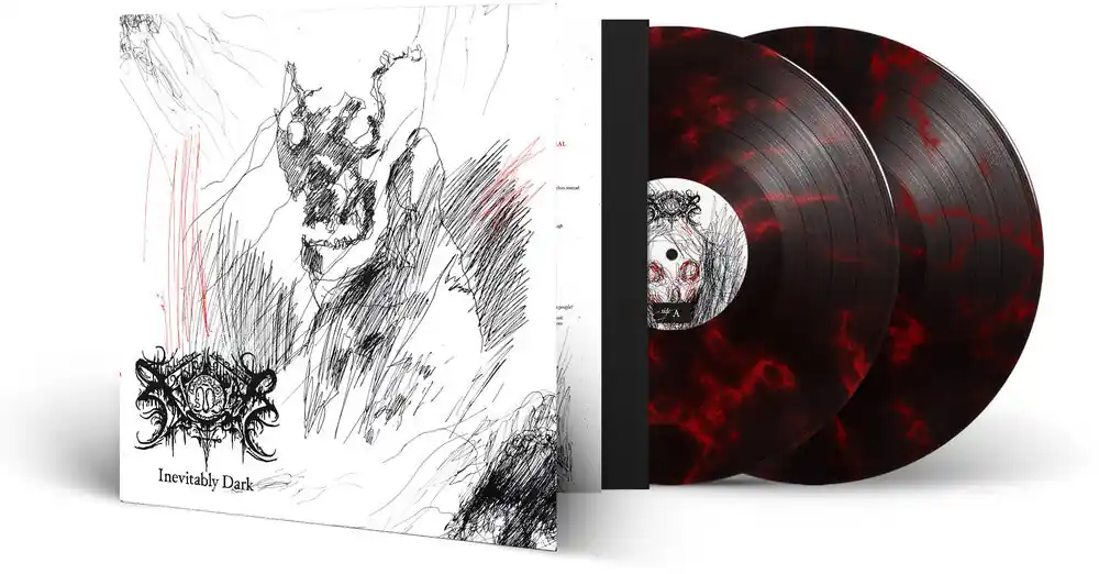 Xasthur - Inevitably Dark - Red/Black Marble (Blk) (Colored Vinyl)– Josey Records Viral
