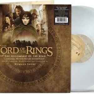 Fast Shipping Lord Of The Rings: Fellowship Of The Ring (Indie Exclusive 2LP Clear Vinyl)