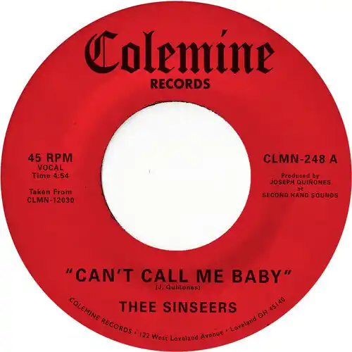 Secure Checkout Can’t Call Me Baby / Take a Chance (Opaque Red 7” Vinyl)