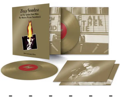 New Release Ziggy Stardust And The Spiders From Mars: The Motion Picture (50th Anniversary 2LP Gold Vinyl)