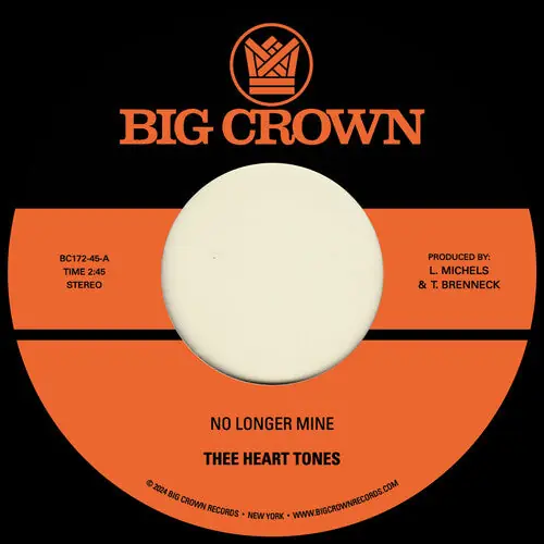 No Longer Mine / Cry My Tears Away (7” Vinyl) Special Discount