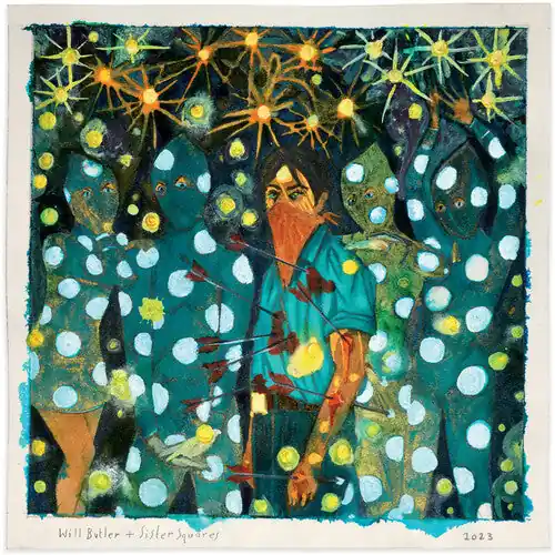 Will Butler + Sister Squares (Indie Exclusive Natural w/ Blue Swirl Vinyl) Trusted Brand
